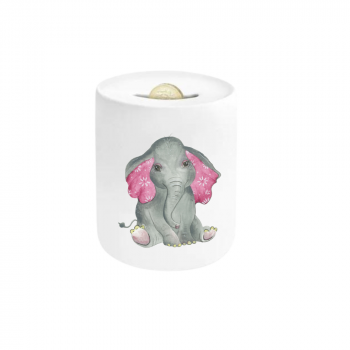 Pink Elephant Ceramic Moneybox