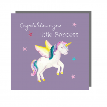 Little Princess Unicorn Card