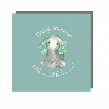Elephant Baby Shower Card