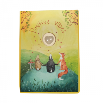 Positive Vibes - Crystal Card