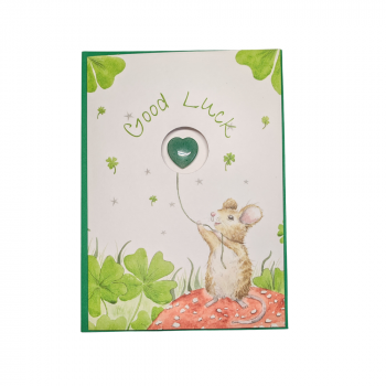 GOOD LUCK - Crystal Card