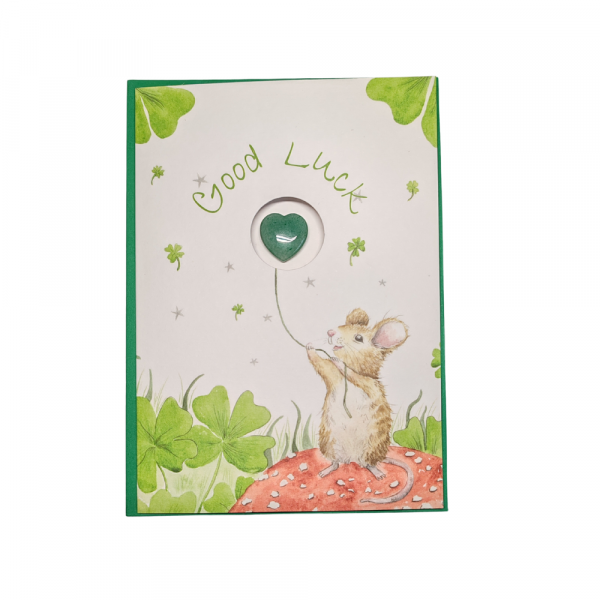 GOOD LUCK - Crystal Card