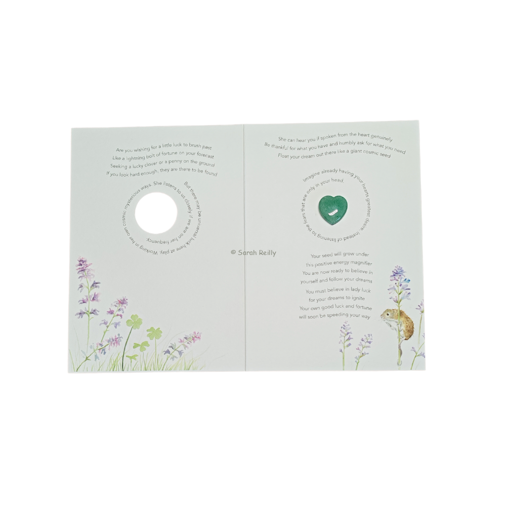 GOOD LUCK - Crystal Card - Image 2