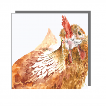 Cocky Clucker Selfie Greeting Card