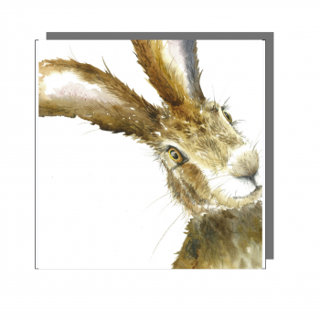 Hare in a Flash Selfie Greeting Card