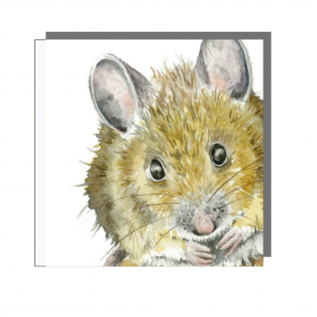 Mouse Inspection Selfie Greeting Card