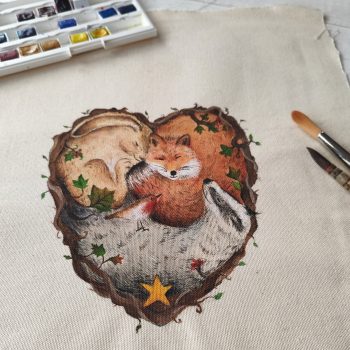 Heart of the Woodland - Original Watercolour Artwork by Sarah Reilly
