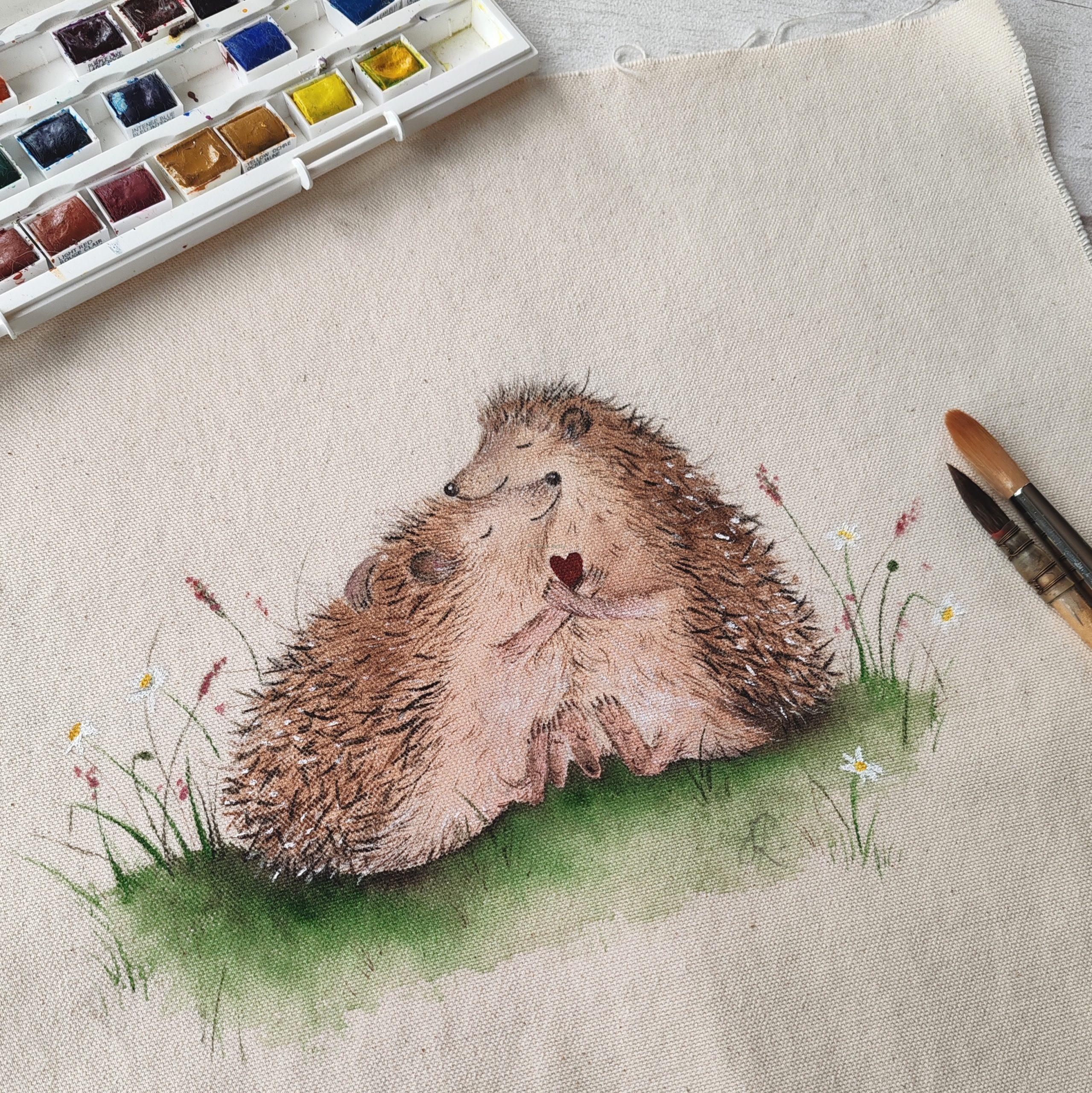 Heggie Hugs - Original Artwork