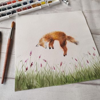 Playtime Fox - Original Artwork