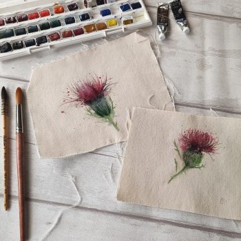Thistle Paintings "Doodles"- Original Artwork
