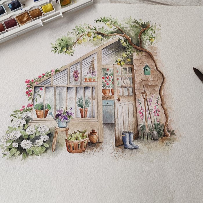 "The Greenhouse" - Original Artwork