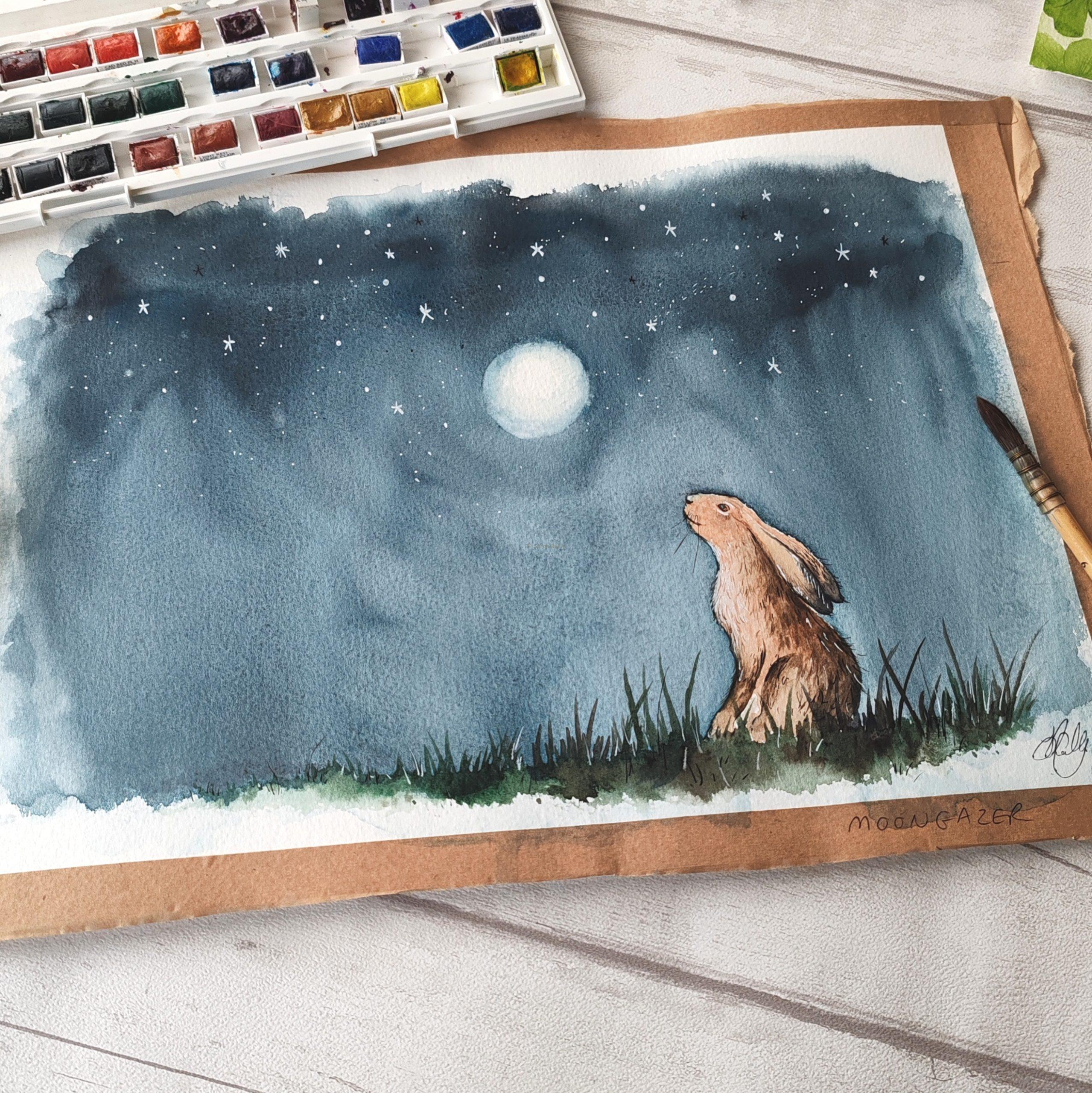 Moongazer - Original Artwork