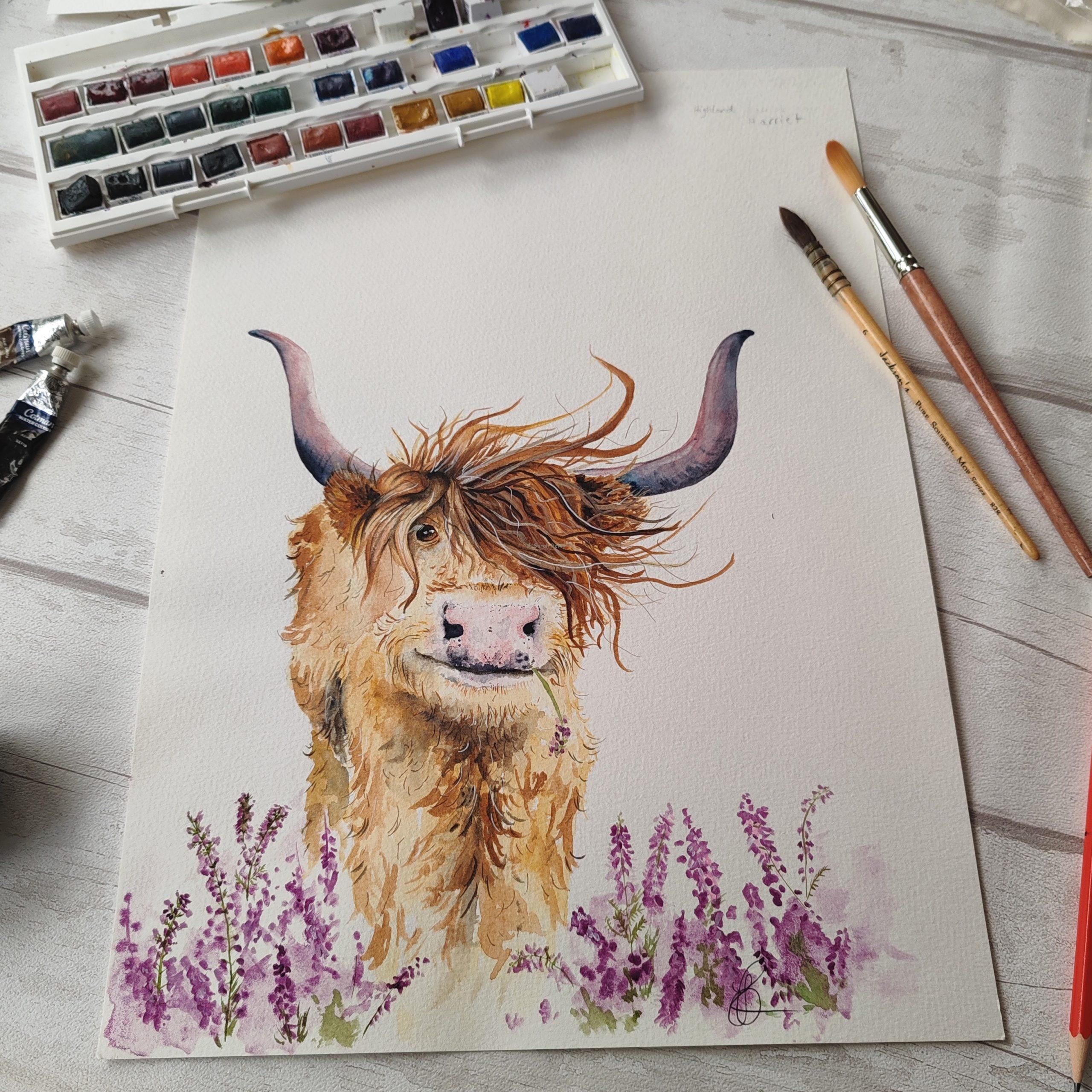 Highland Harriett - Original Artwork