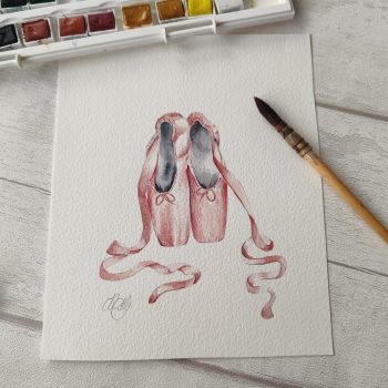 Ballerina Shoes - Original Artwork