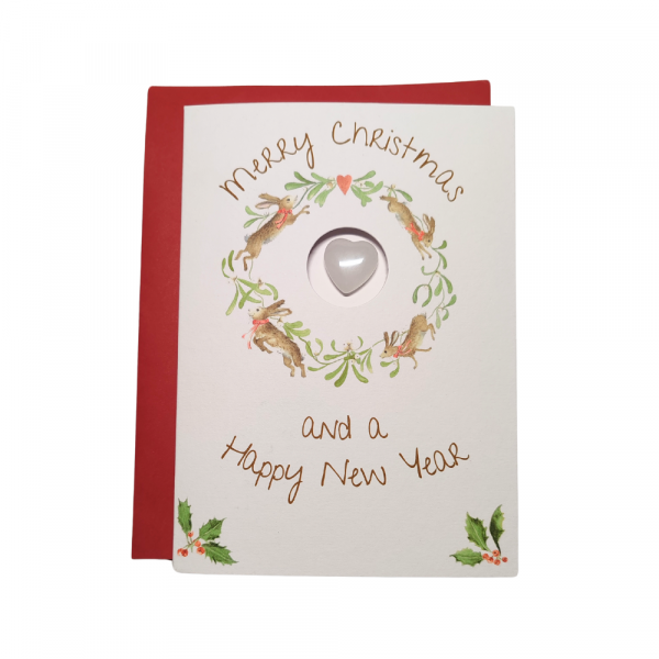 The Hare Wreath - "Clear Quartz" Crystal Card - Image 4