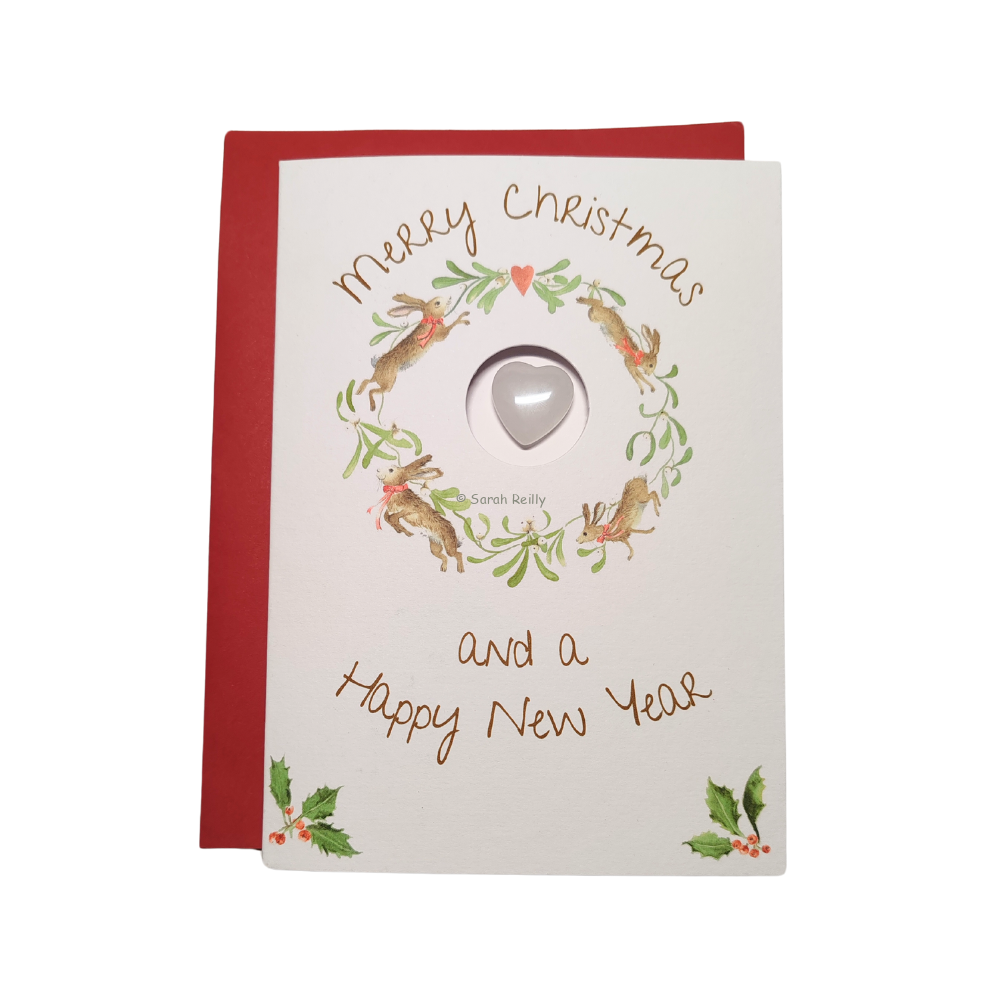 The Hare Wreath - "Clear Quartz" Crystal Card - Image 4
