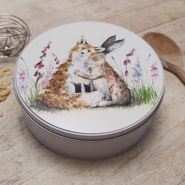 "Best Friends" Round Cake/Biscuit Tin