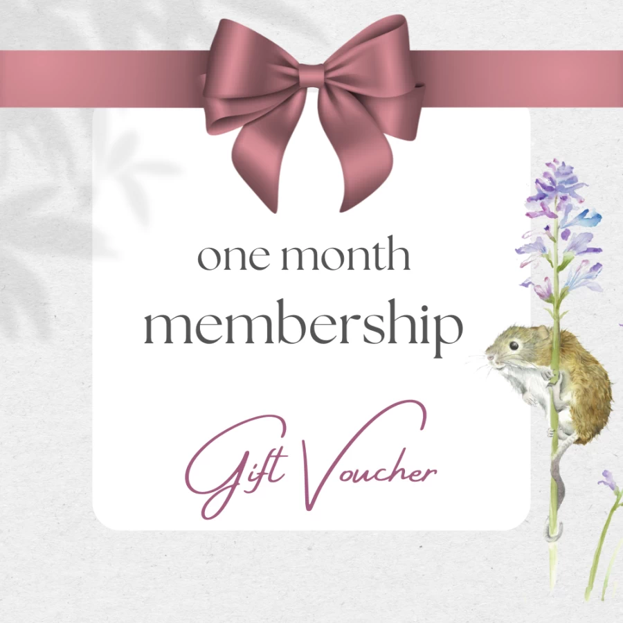 Love Country Studio one month gift voucher