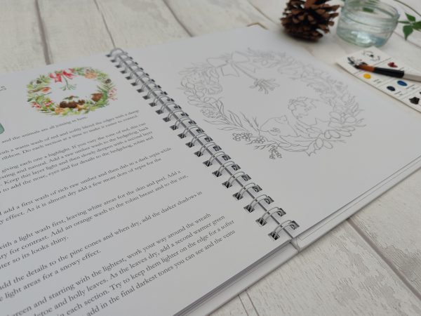 Watercolour Workbooks - Christmas Cuddles - Image 3