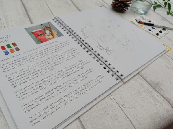 Watercolour Workbooks - Christmas Cuddles - Image 4