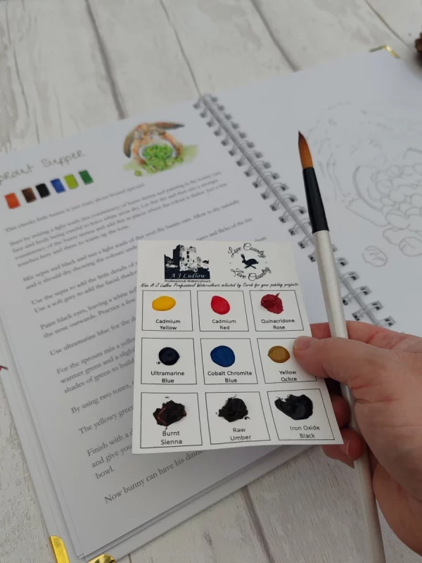 Watercolour Workbooks - Christmas Cuddles