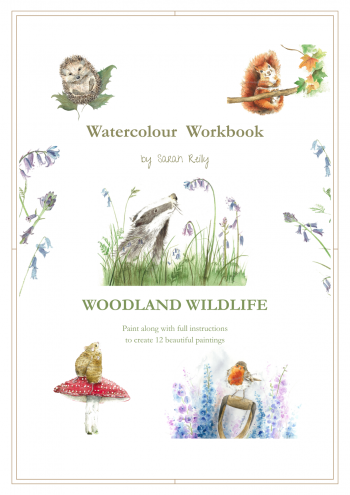 Watercolour Workbooks - Woodland Wildlife (Pre-Order)