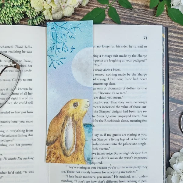 Meditation Hare Bookmark