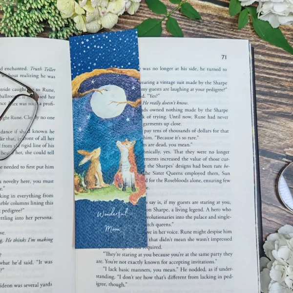 Wonderful Moon Bookmark