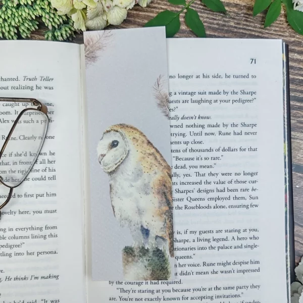 Barn Owl Bookmark