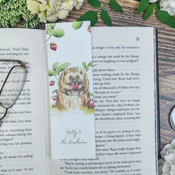 Heggy and Strawberries Bookmark