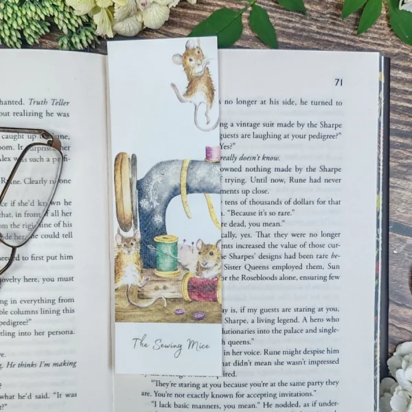 Sewing Mice Bookmark