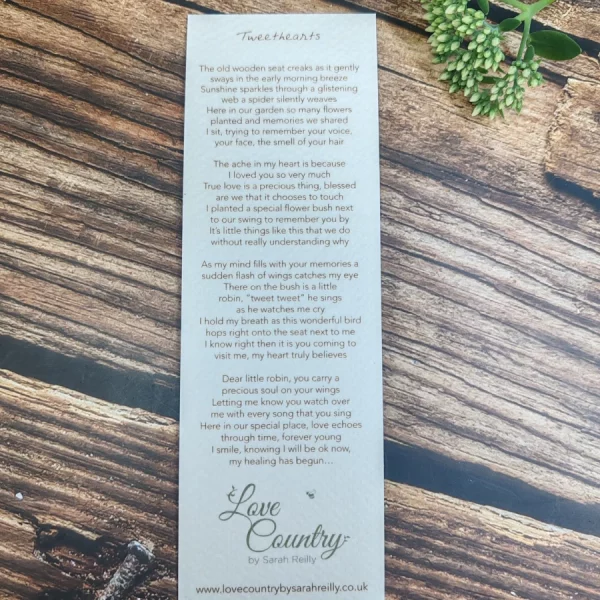 Tweethearts Bookmark - Image 2
