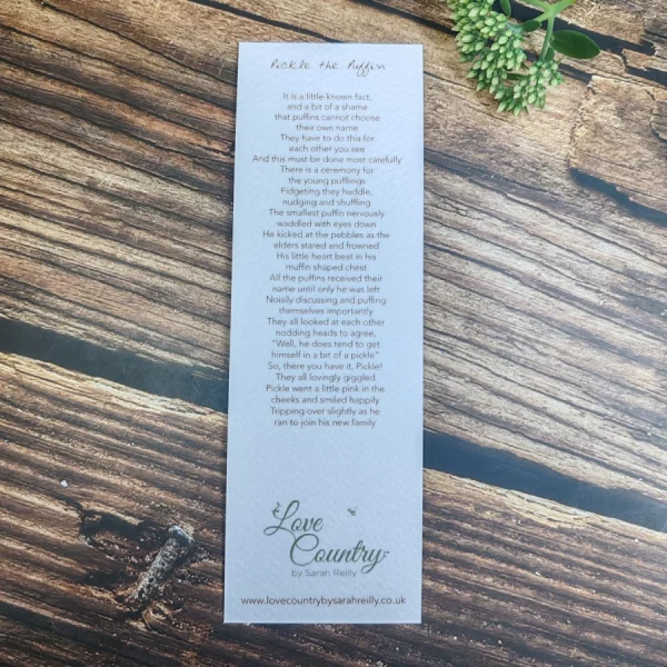Puffin Bookmark - Image 2