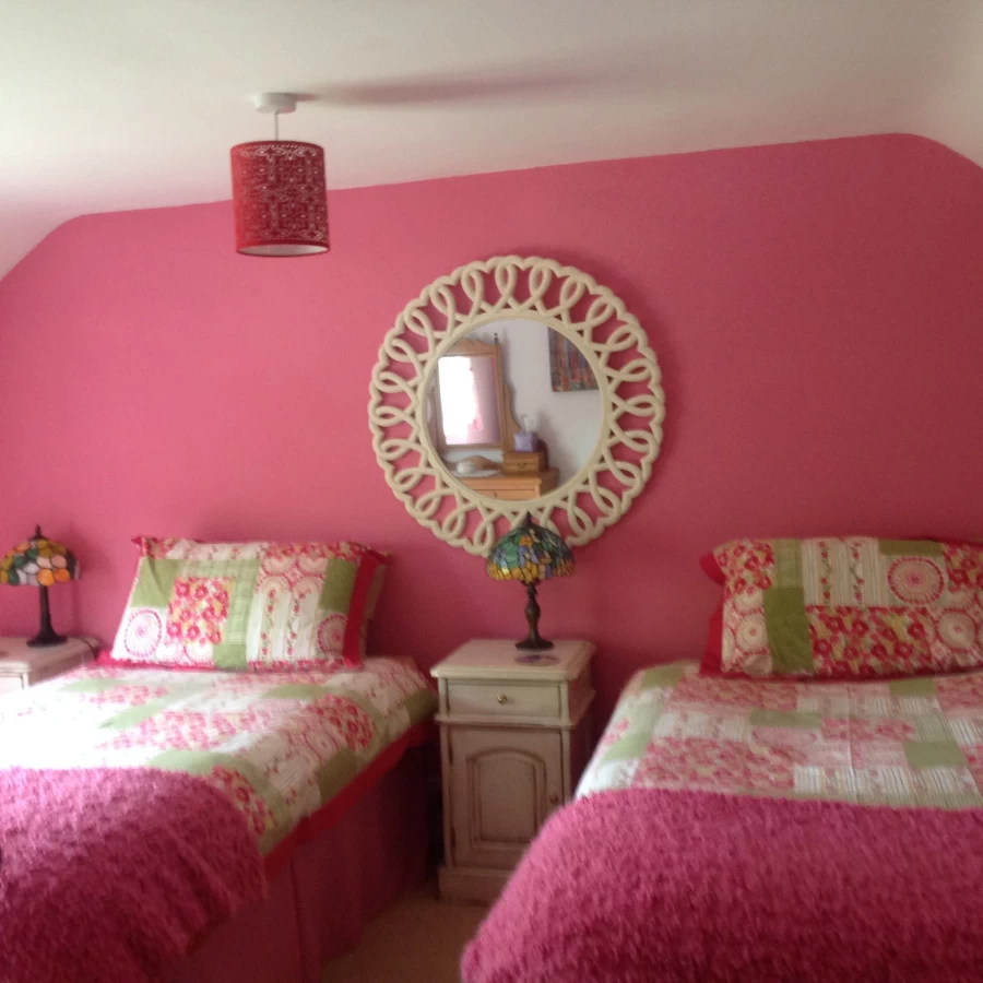 Watercolour Retreat Norfolk - Pink Room