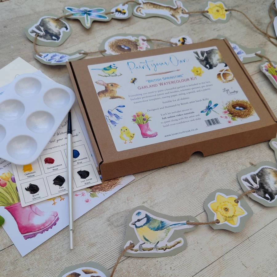 Paint your own kit - British Springtime Garland Kit - Image 2