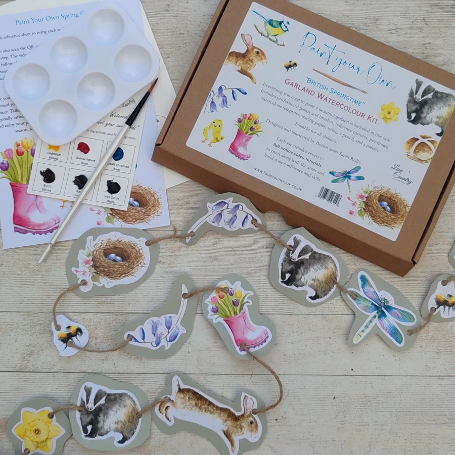 love country - Garland paint your own watercolour kits (7)