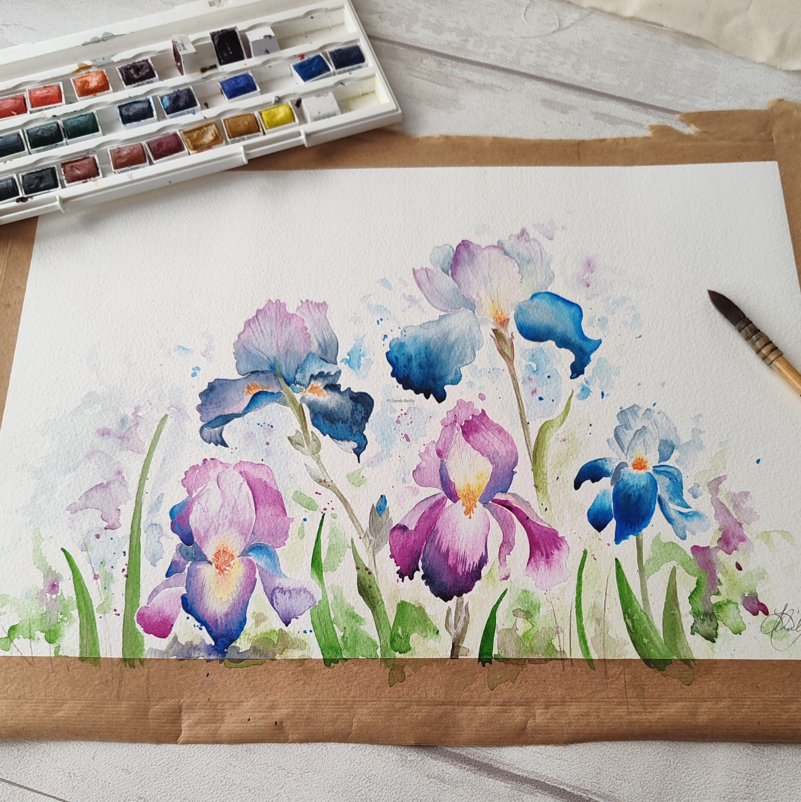 Irises - Original Artwork