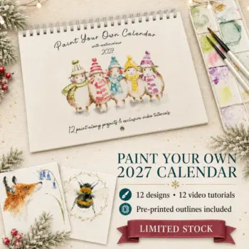 Paint Your Own 2027 Calendar