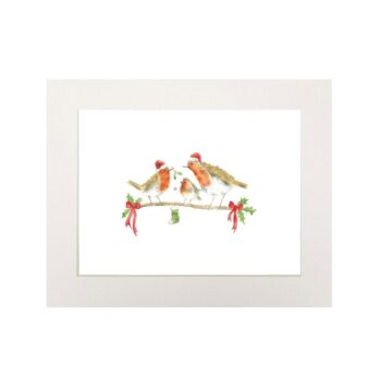 The Jolly Robins Print (Landscape)