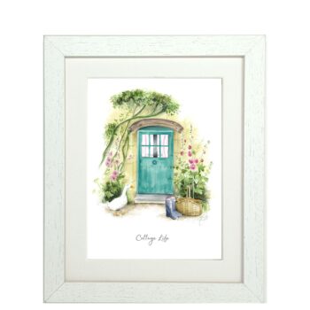 Cottage Life Framed Print (Portrait)