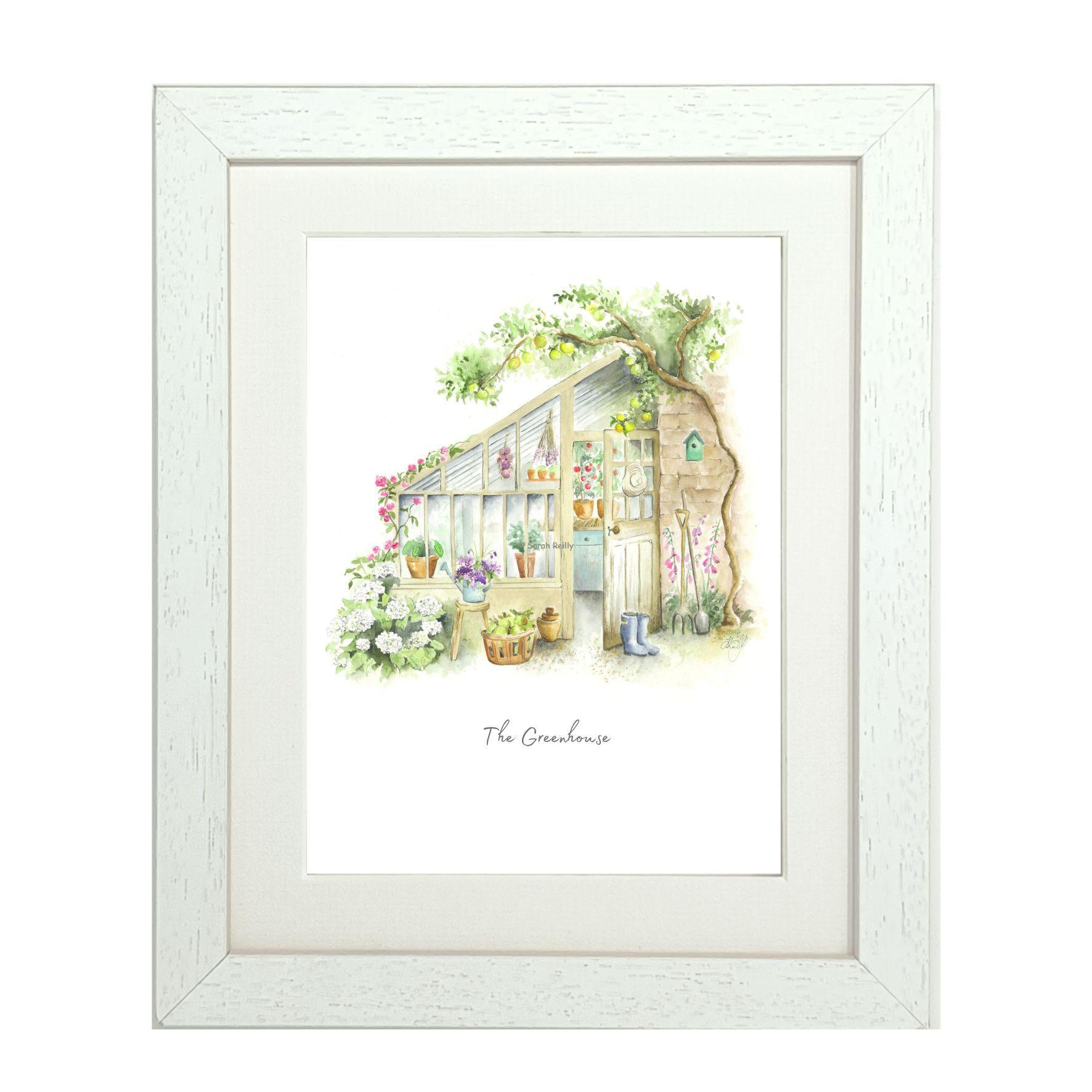 The Greenhouse Framed Print (Portrait)