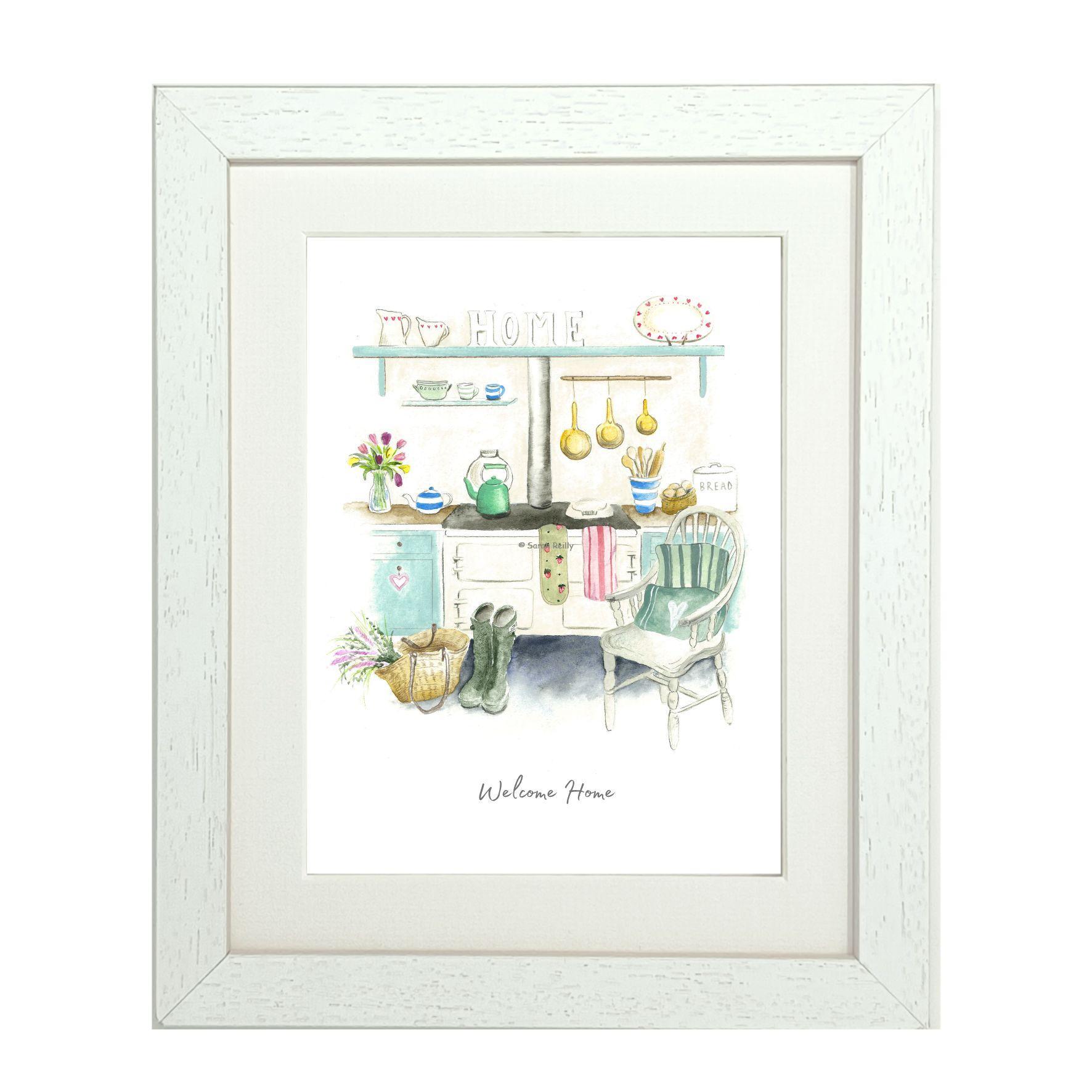 Welcome Home Framed Print (Portrait)