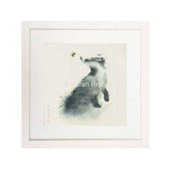 Badger and Bee - Framed Signature Print
