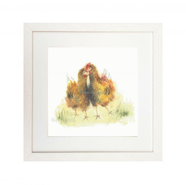 Girls of a Feather - Framed Signature Print