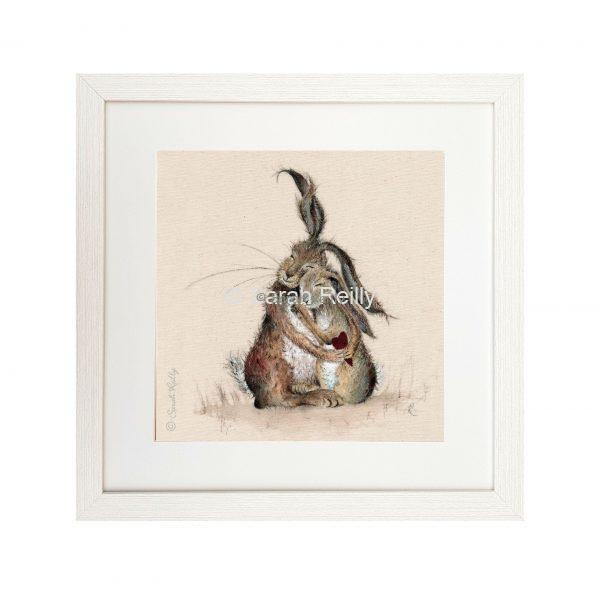 Hares My Heart - Framed Signature Print