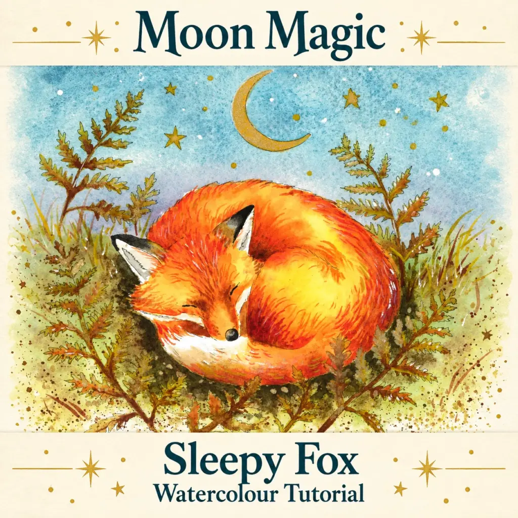 Moon Magic_ Sleepy Fox Tutorial-2