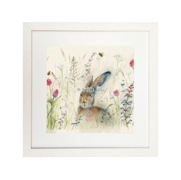 Spring is Hare - Framed Signature Print